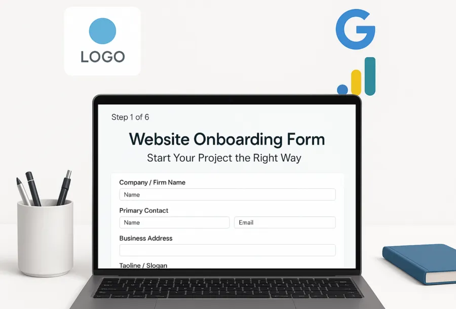 Website onboarding form