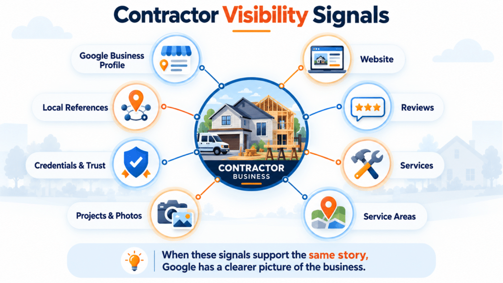 Contractor SEO - Contractor Visibility Signals